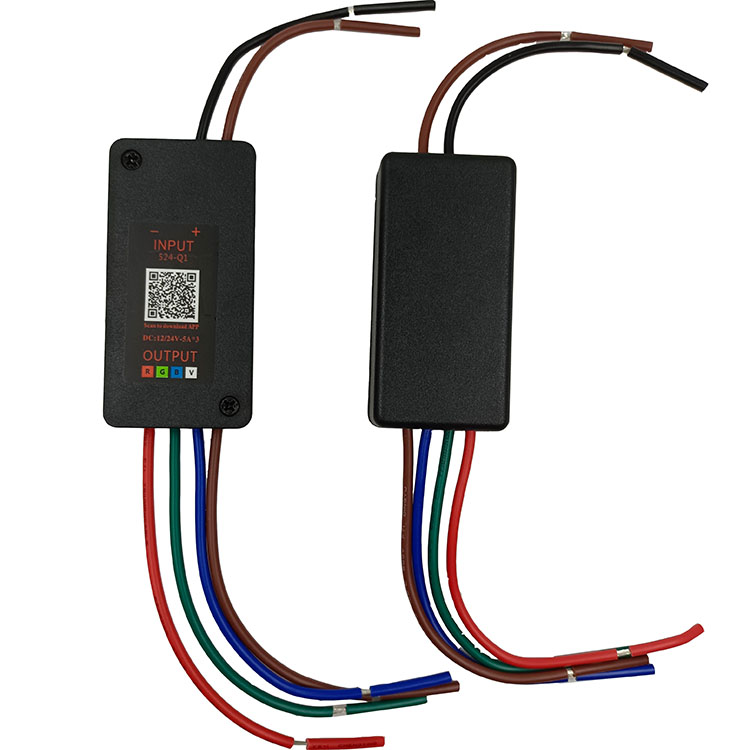 苏州24V/5A/LJD524-Q1/ RGB七彩灯控制器