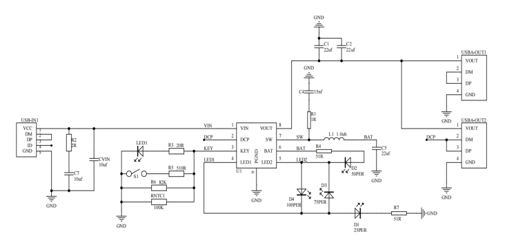 XR3327单节锂电池充放电苏州电源管理芯片