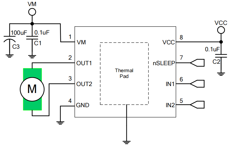 12V苏州直流电机驱动芯片 BDR6122F