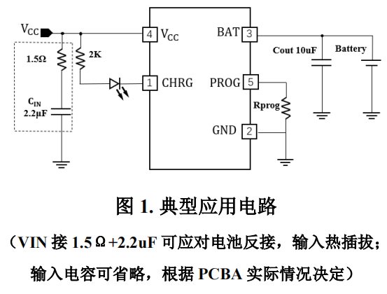 4055H 500mA 苏州线性锂离子电池充电器