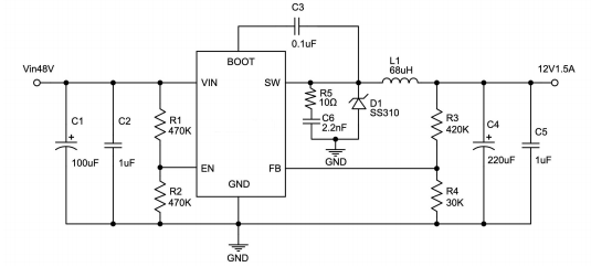 100V的苏州异步降压型DC-DC转换器XR3820
