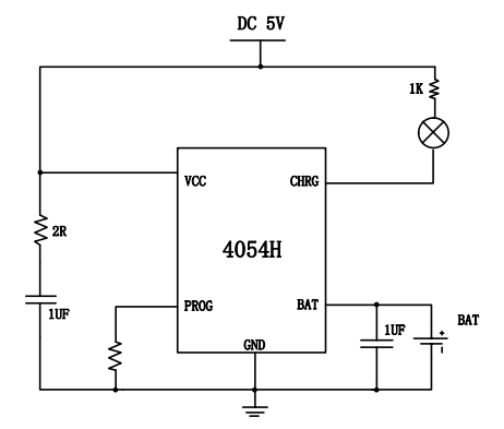 4054H 具有电源 OVP 功能的 500mA 苏州单节锂离子电池线性充电器