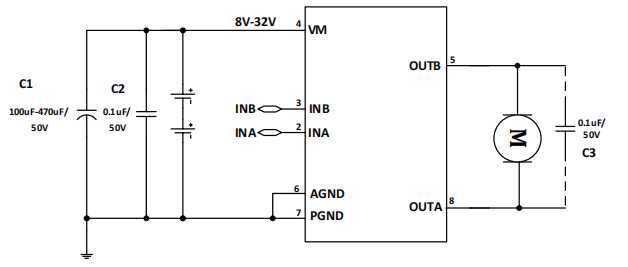 MX500HC苏州直流风扇摇头电机驱动芯片，32V 0.5A持续电流 直流马达驱动电路