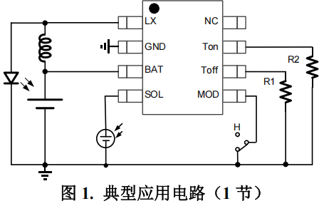 YX861C 是一款支持LED 常亮和闪亮两功能 的苏州太阳能灯串控制芯片