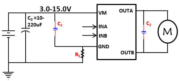 3.5A, 3.0-15.0V 苏州单通道H桥驱动芯片SA8339