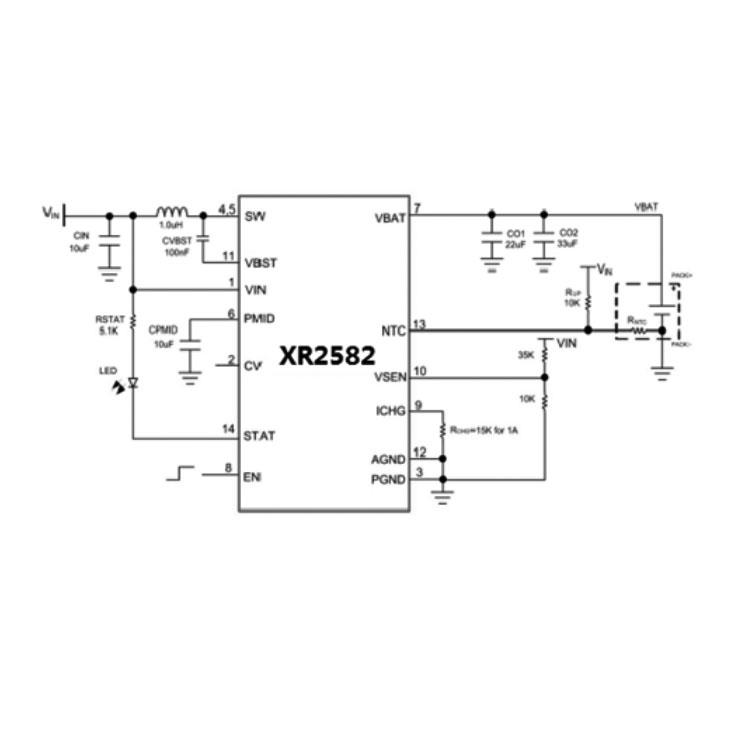 苏州XR2582(双节锂电池充电IC）